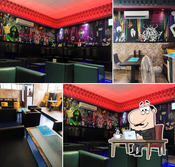 The interior of Emo