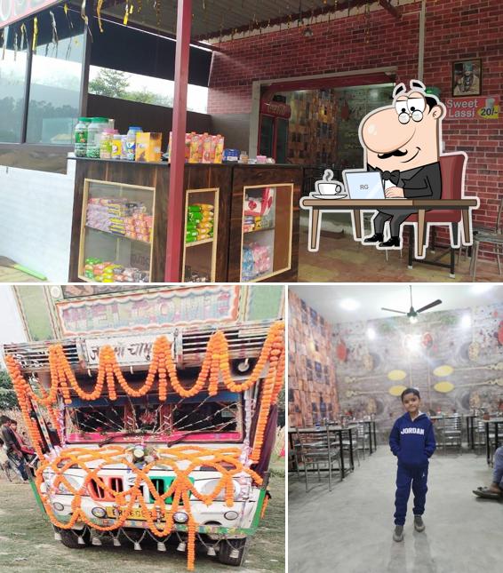 Among various things one can find interior and exterior at RANA DHABA