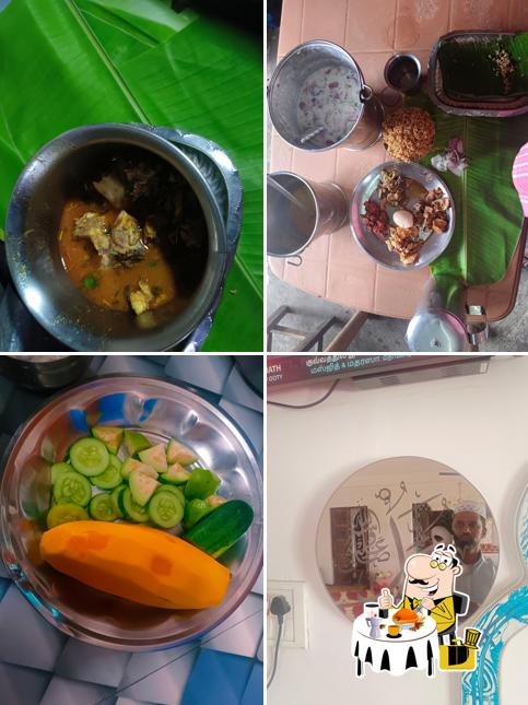 Food at A1 biriyani stall