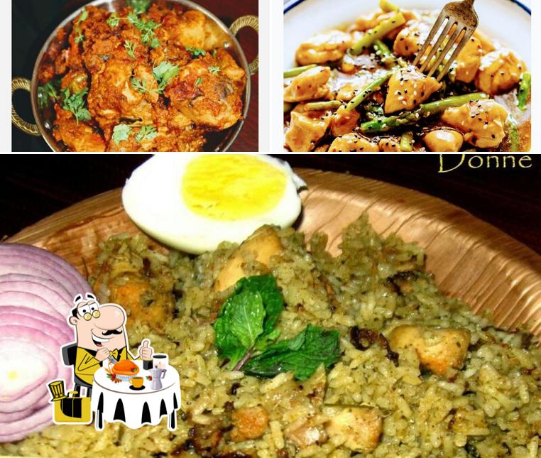 Food at Chandru Donne briyani manglore style