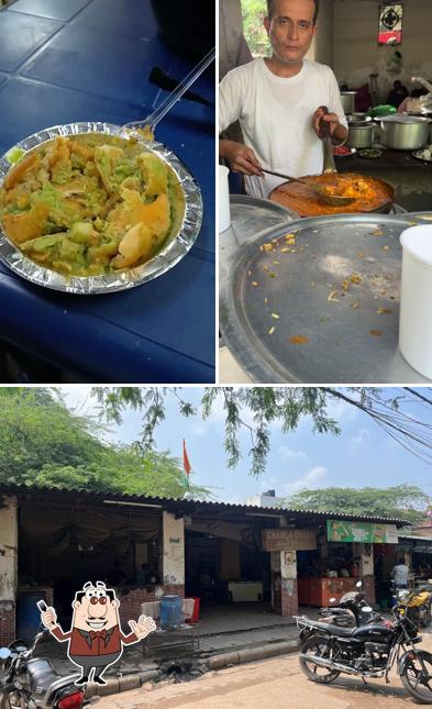 This is the image displaying food and exterior at Chawla Dhaba
