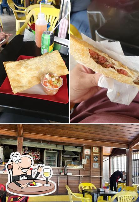 Entre diferentes coisas, comida e interior podem ser encontrados no Pastelaria do Takano