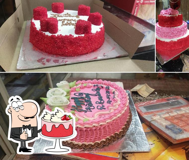 Red velvet cake at Smile bakery