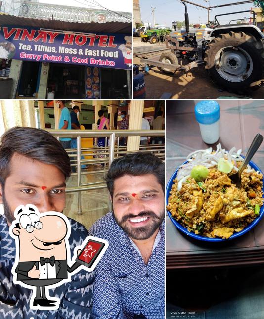 The exterior of Vinay hotel fast food & mess curry point