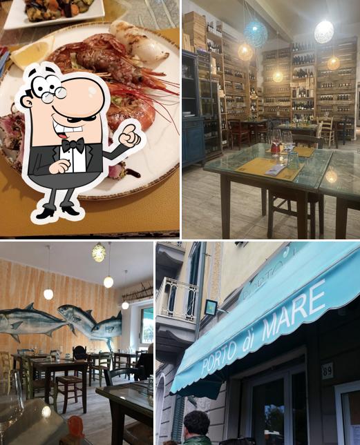 Gli interni di Porto di Mare