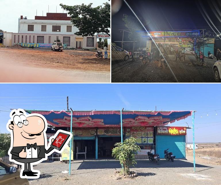 The exterior of Hotel Kohinoor Dhaba
