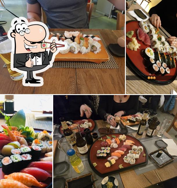 Prenditi le diverse opzioni di sushi