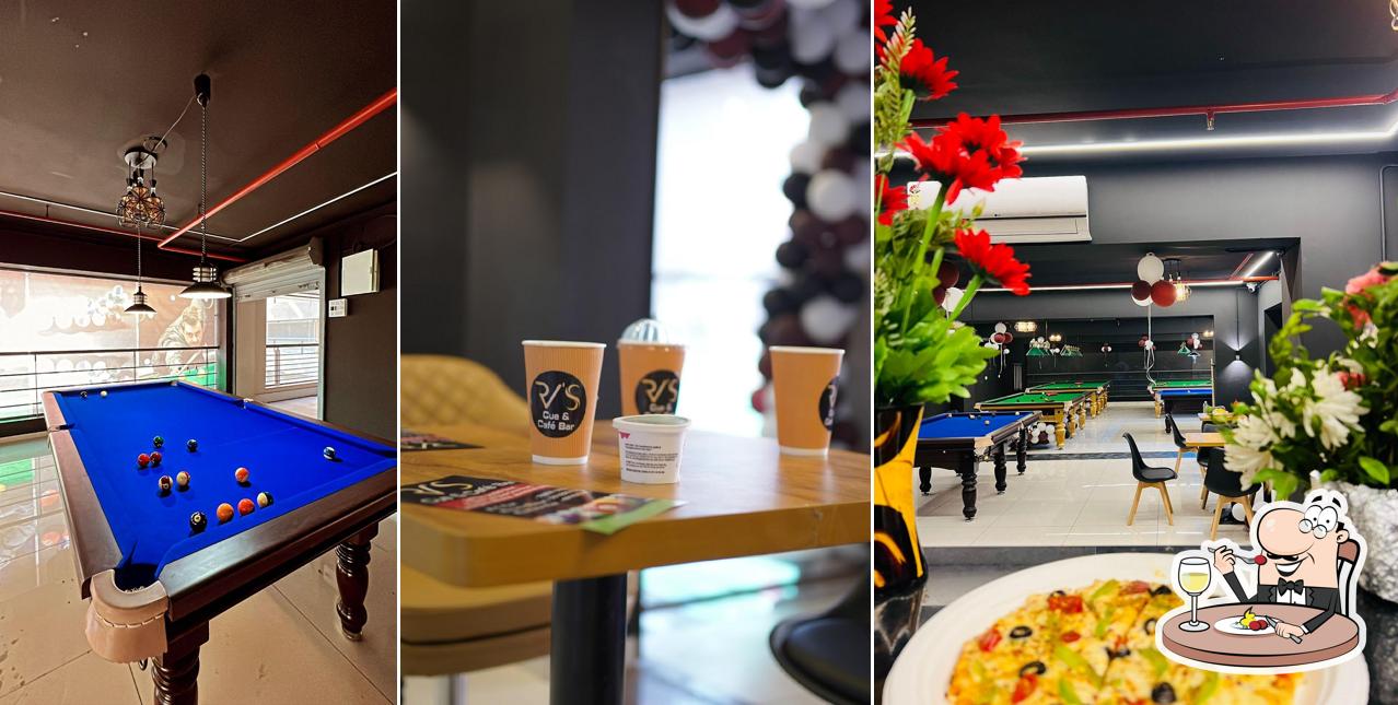 Food at Rv's cue & cafe bar