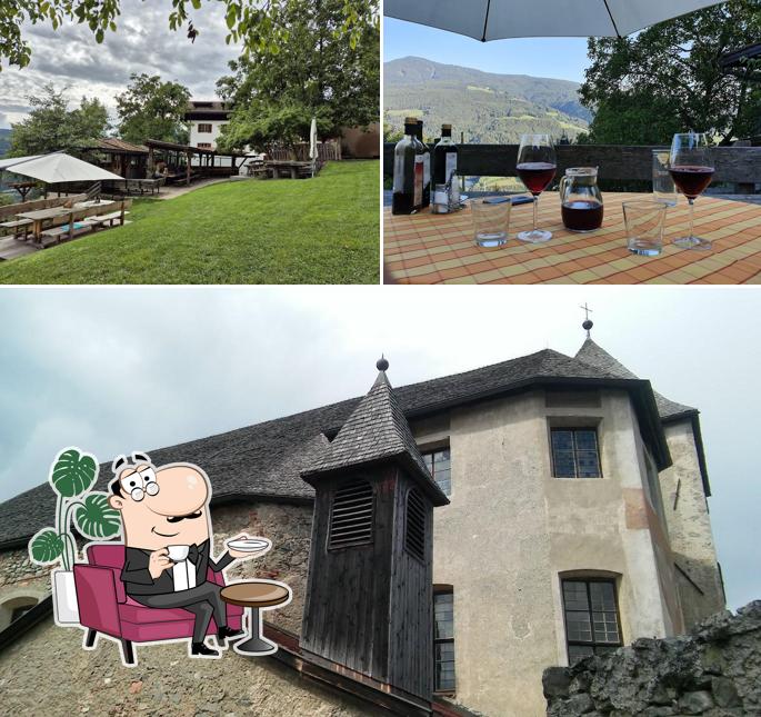 Gli interni di Gasthaus Huber