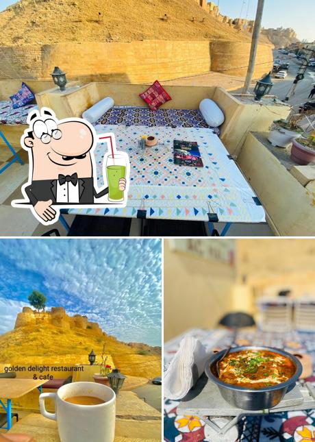 Enjoy a beverage at Golden Delight Restaurant & Cafe