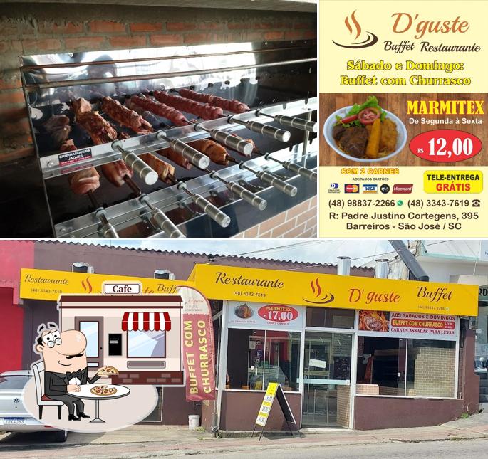 O exterior do D'guste buffet restaurante