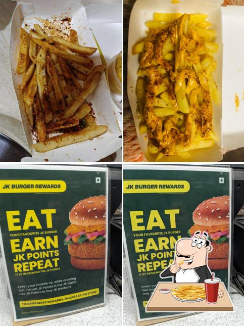 French fries at Jumboking -The Indian Burgers