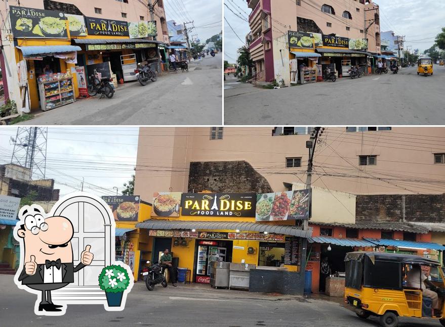 Check out how Paradise Biriyani and fast food looks outside