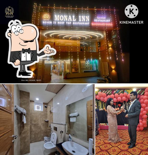 The interior of Hotel Monal Inn