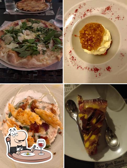 Cibo al Hysteria sala d e pizza