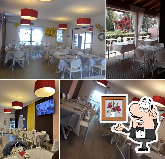 Gli interni di ''POMPOSA'' ristorante pizzeria