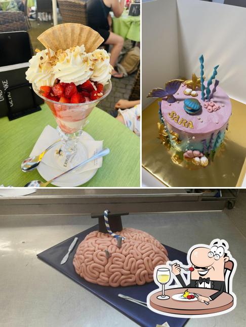 Tra le diverse cose da Zuckerbäckerei Ermatinger AG si possono trovare la cibo e esterno