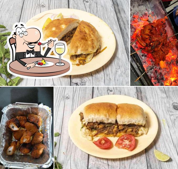 Pulled pork sandwich at Kaasam seekh paratha