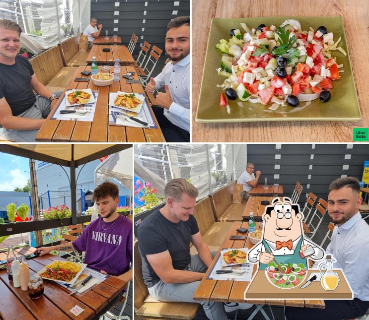 Insalata greca al Pizzeria i fratelli