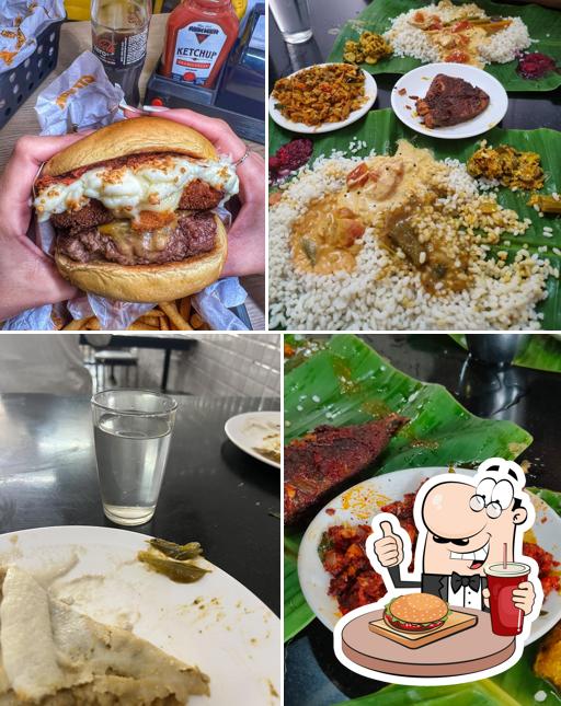 Hamburger at A-One Hotel