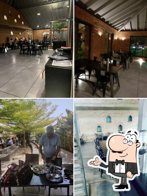 The interior of Manas Resto Lounge