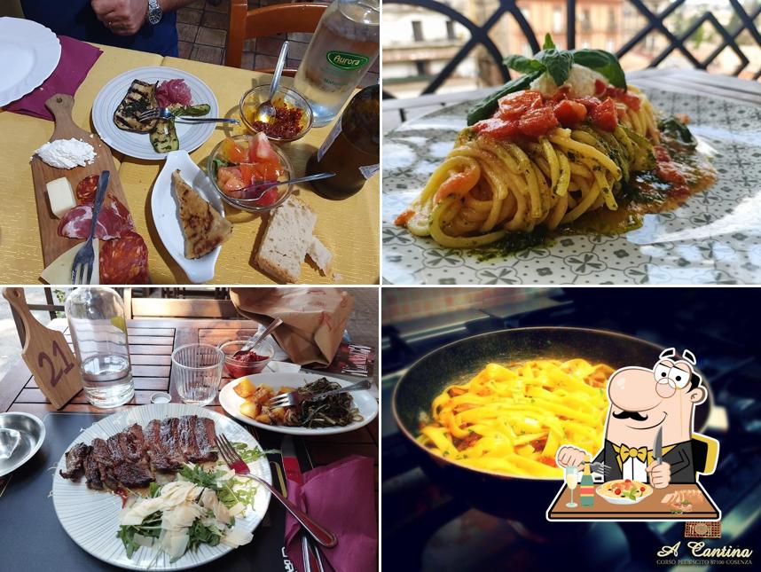 Cibo al A Cantina Cosentina