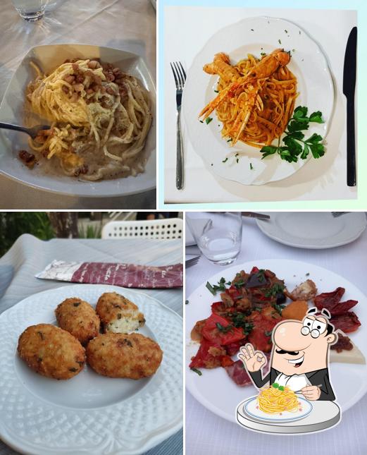 Spaghetti alla carbonara al Casa Mia Pizzeria - Trattoria