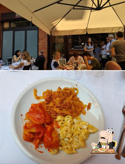 Platti al Trattoria La Corte Galluzzi