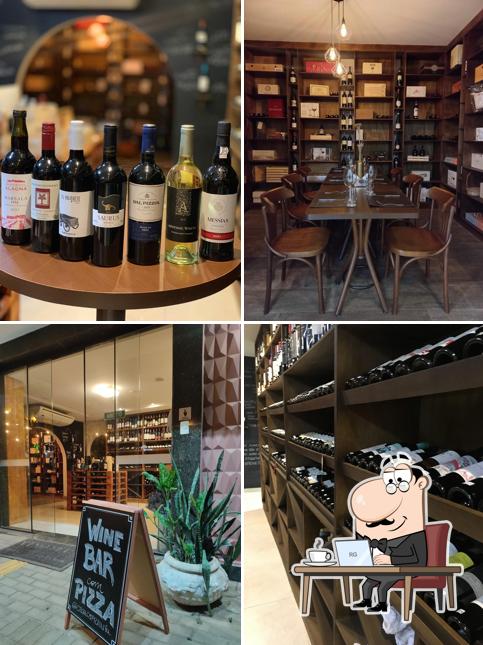 Veja imagens do interior do Vinoteca Escola de Vinhos e Adega