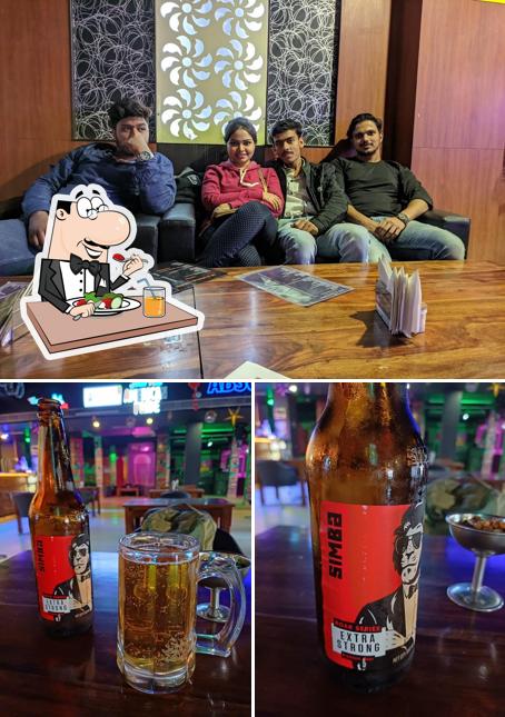 This is the picture depicting food and interior at Sip & Savour