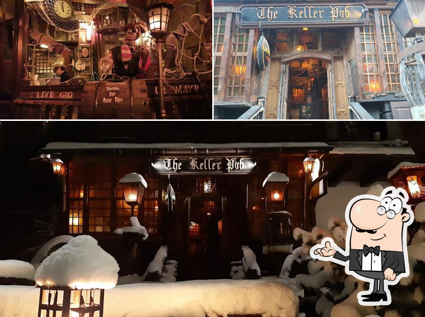 La foto della interni e bancone da bar di The Keller Pub
