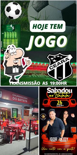 O interior do Churrascaria do Batata