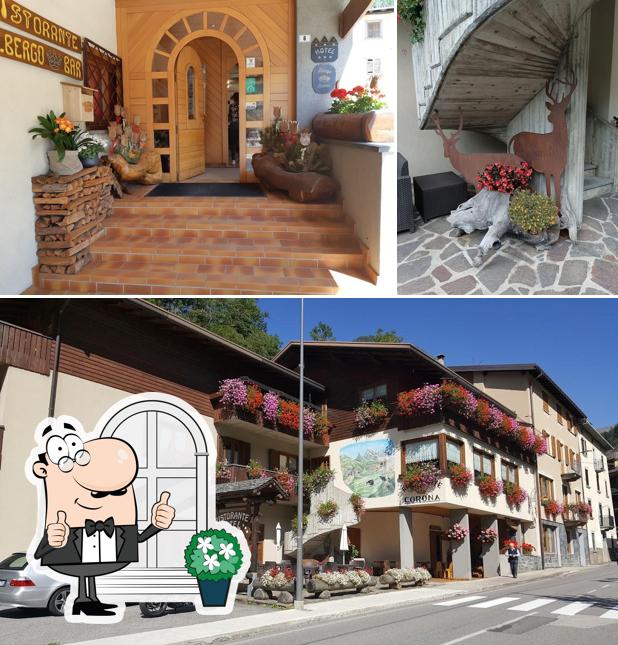 Guarda la parte esterna di Albergo Ristorante Corona