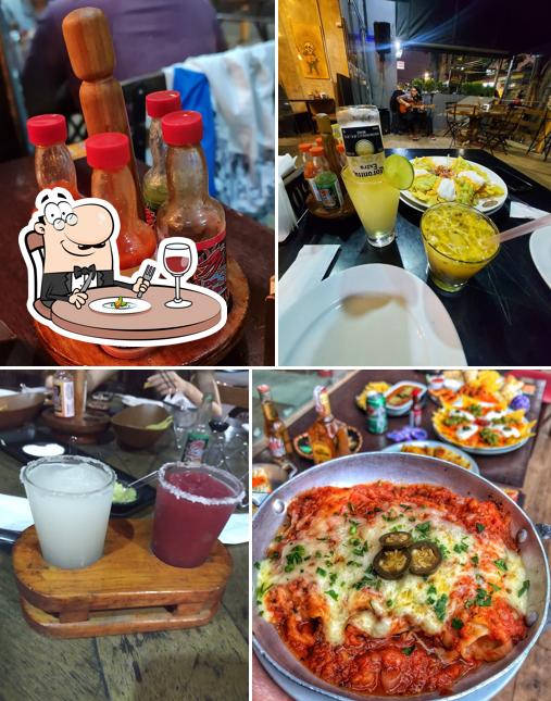 Comida em Los 3 Amigos