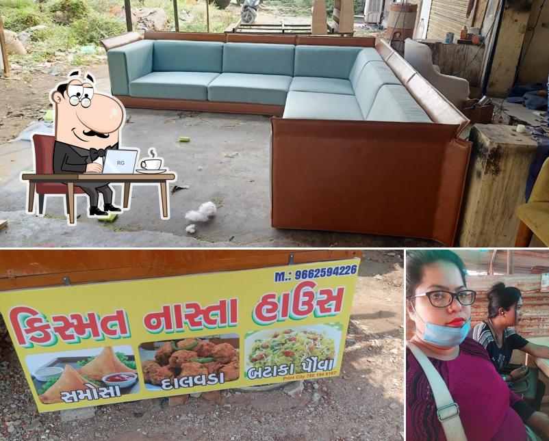The interior of Kismat Handi & Tawa