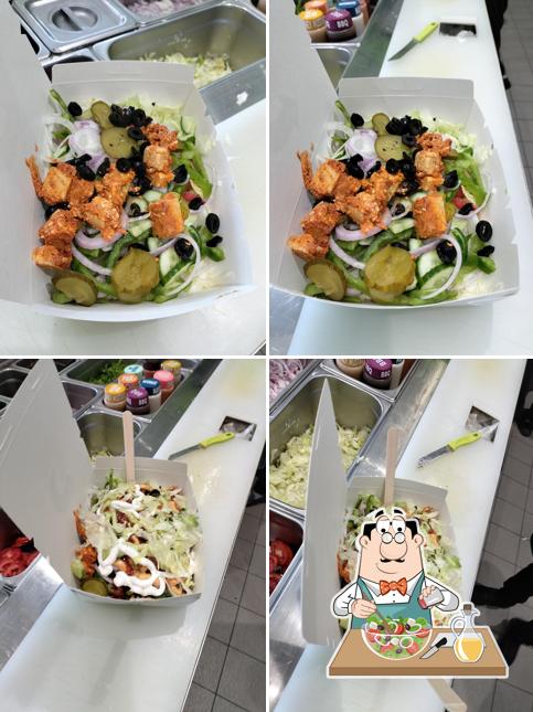 Greek salad at SUBWAY SIRSA