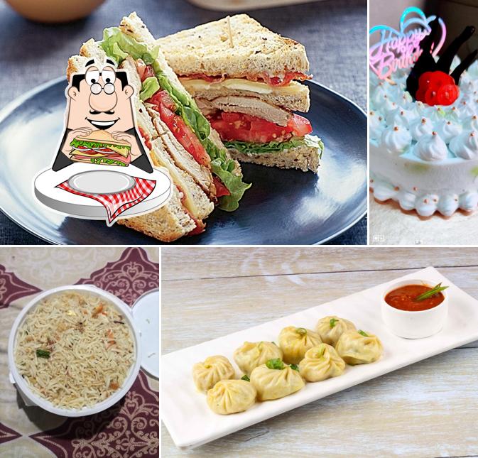 Club sandwich at UTSAV Cafe