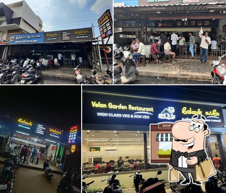 The exterior of Velan Cafe