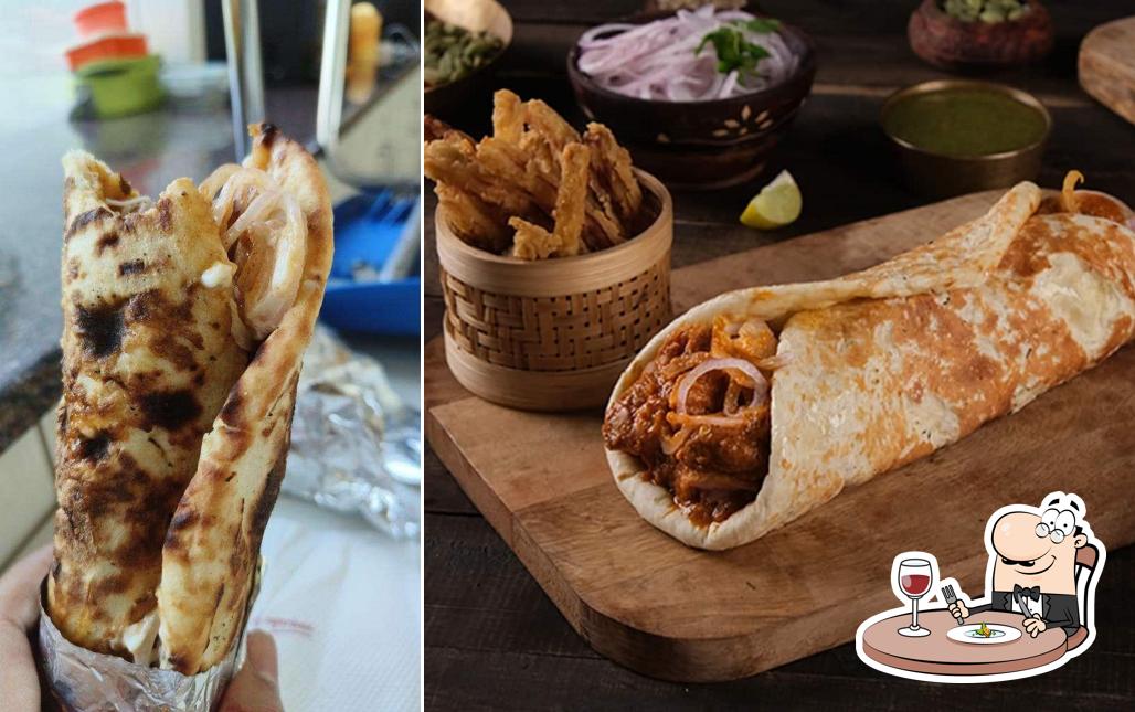 Food at Rolls vs Biryani