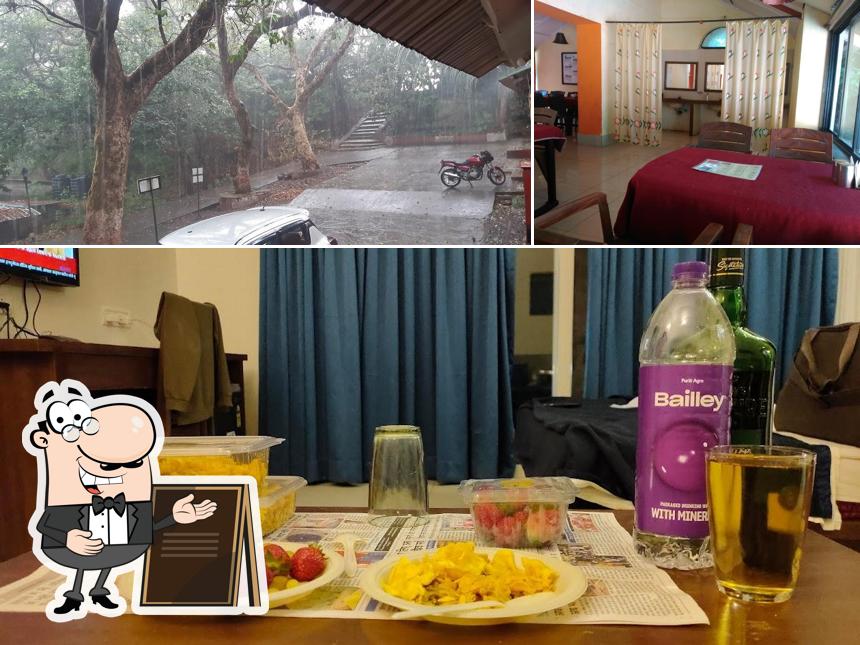 The outside part is an important feature of MTDC Resort Canteen Mahabaleshwar