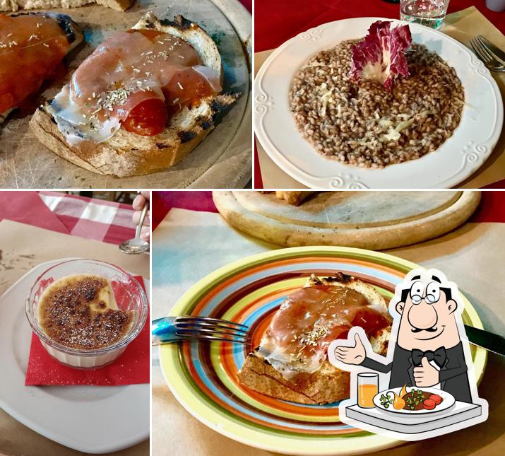 Creme brulee al Tre Risotti Trattoria