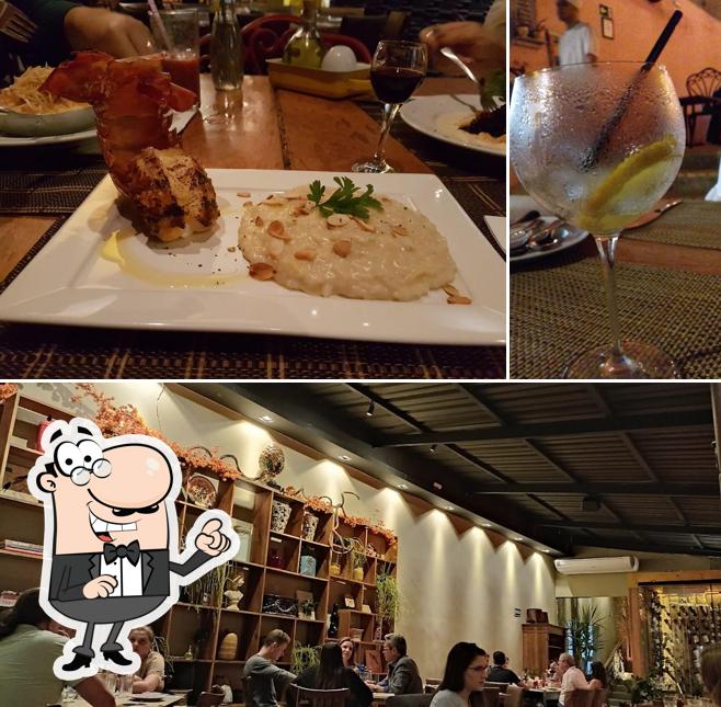 O interior do Lacucina Restaurante