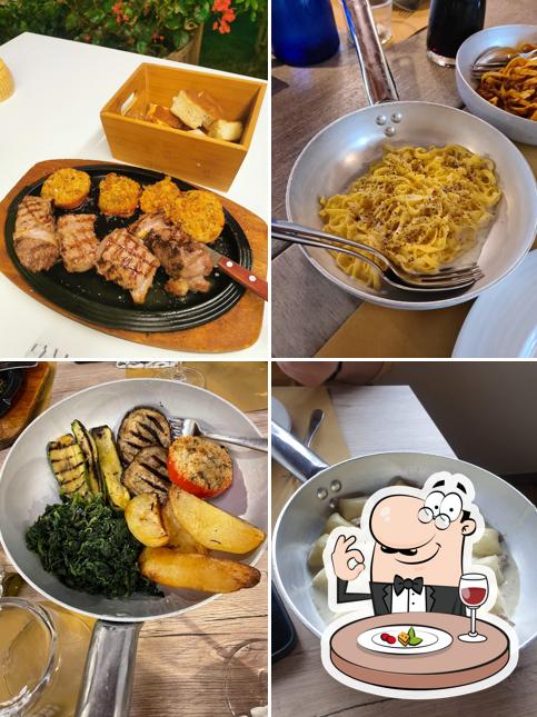 Platti al Ristorante Dal Baffo - Il Casolare del Minestraio