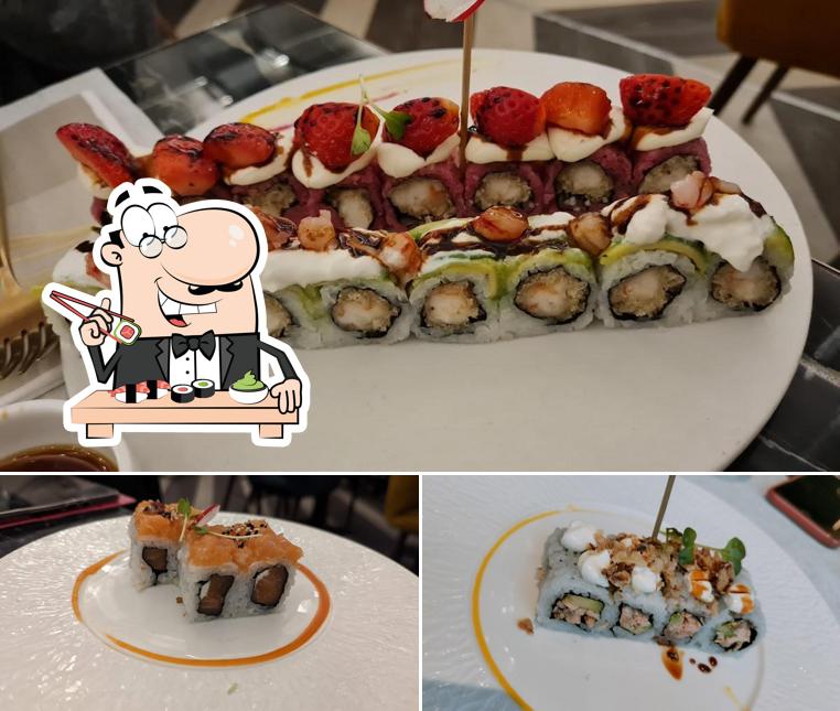 Ordina le diverse opzioni di sushi