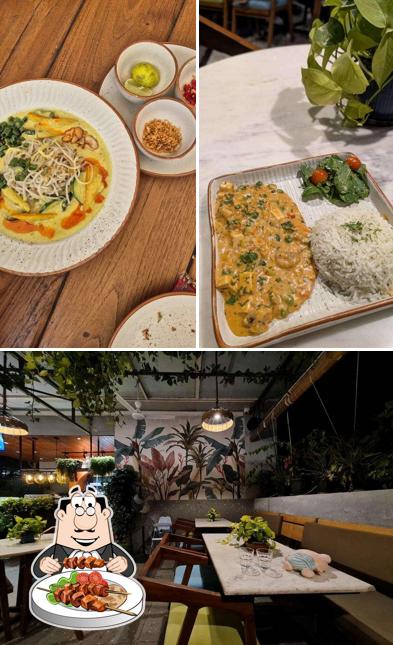 Among different things one can find food and interior at Ventana