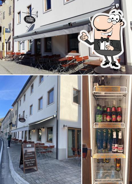 Gli interni di Osteria Sciessere