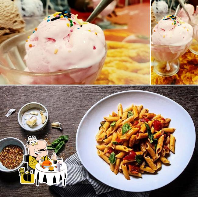 Food at Classic Fried Chicken restaurant