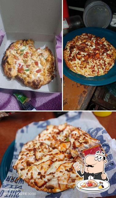 Order pizza at Delicious pizza house
