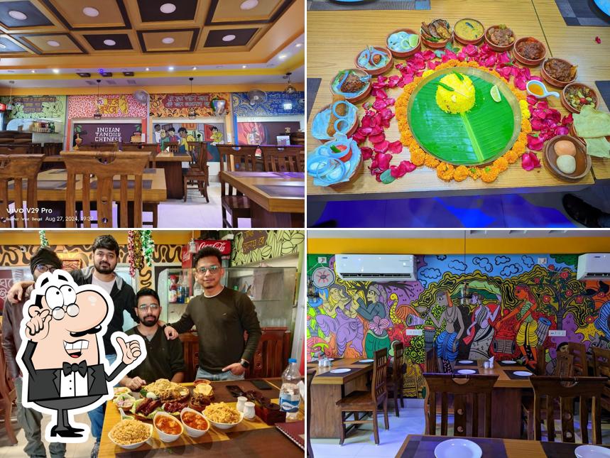 The interior of Ghare Baire