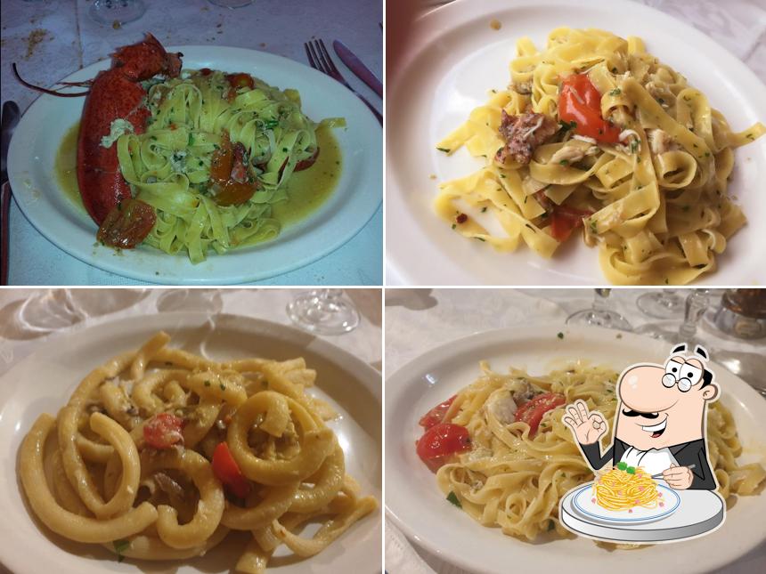 Spaghetti alla carbonara al Ristorante il Gabbiano da Bruno